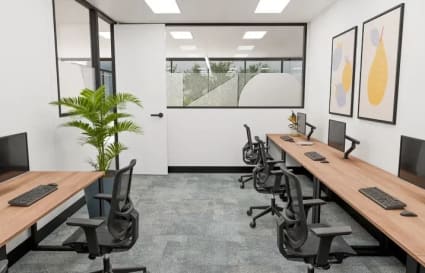 Suite 1 - 21.3 sqm | 6 Person Window/External Office 
