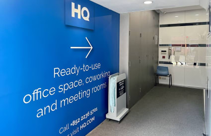 Modern coworking space with ready-to-use offices and meeting rooms on Hennessy Road.