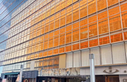 Modern coworking space on Canton Road features striking architecture and flexible layouts.