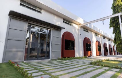 Modern coworking space with sleek design on Thudiyalur-Saravanampatti Road.