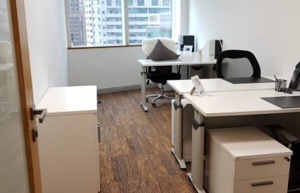 Modern coworking space with city views in Jalan Pinang, Kuala Lumpur. Bright, sleek, and professional.