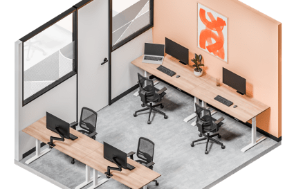 Suite 3 - 12sqm | 4 Person Internal Private Office - Opens July2026