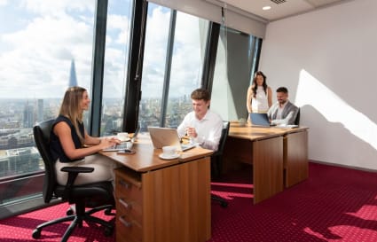 13-15 Desk Office with City Views