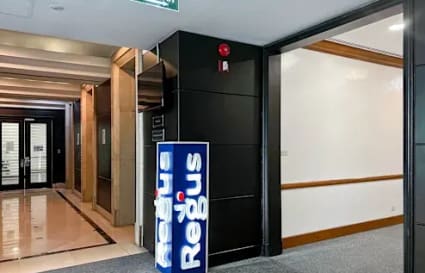 Modern coworking space in Makati offers flexible office solutions with sleek, professional design.
