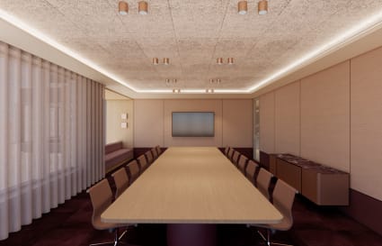 6-Person Private Office Comprising 4 Workstations & 2-Person Meeting Room