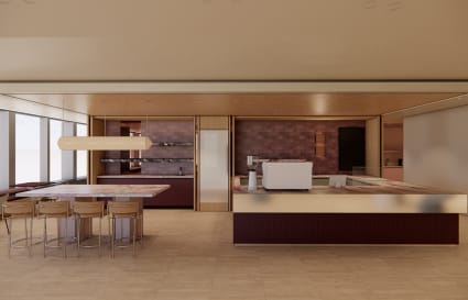 6-Person Private Office Comprising 4 Workstations & 2-Person Meeting Room