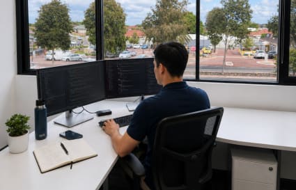 Fully Equipped Coworking Desk in Osborne Park
