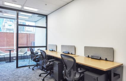 10 Person Office with 8 Workstations and 2-pax Meeting Room