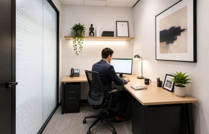 Internal 2-person office with flexible lease terms