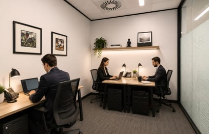 Internal Private Office for up to 3 people