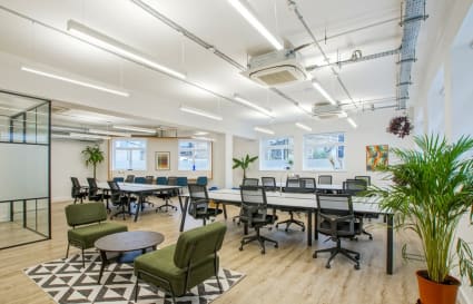 60 Person Managed Office with 2 Meeting Rooms and Private Garden | 2,822 Sq. Ft.