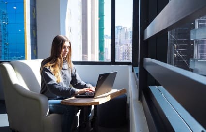 Bright, cozy workspace with city views on Luard Road, perfect for focused work and creativity.