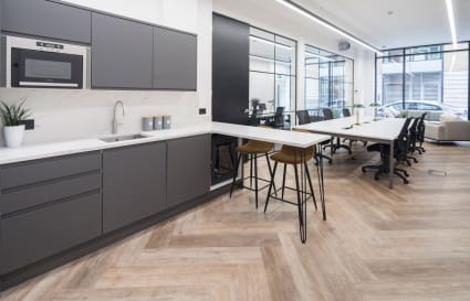 12 Person Managed Office with 8-person Boardroom and Dedicated Kitchen | 706 Sq. Ft. 