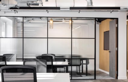 64 Person Managed Office with 4 Meeting Rooms and 3 Phone Booths | 4,250 Sq. Ft.