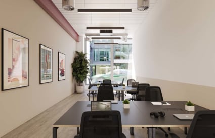 23 Person Private Office | 732 Sq. Ft. 