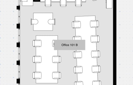 22 Person External Private Office | 574 Sq. Ft.