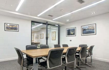 10 Person Managed Office with Phone Booth | 504 Sq. Ft.