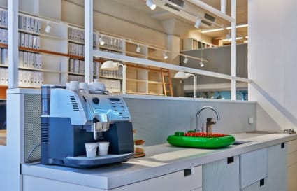 Coworking Desks in an Interior Design studio