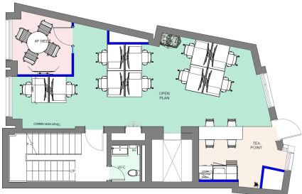 10 Person Managed Office in London | 554 sqft