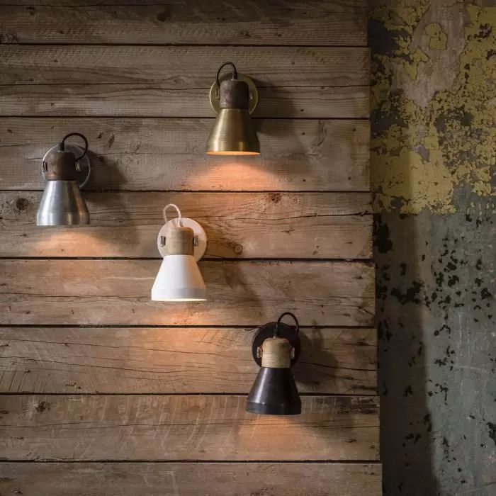 vegglamper i forskjellige lamper