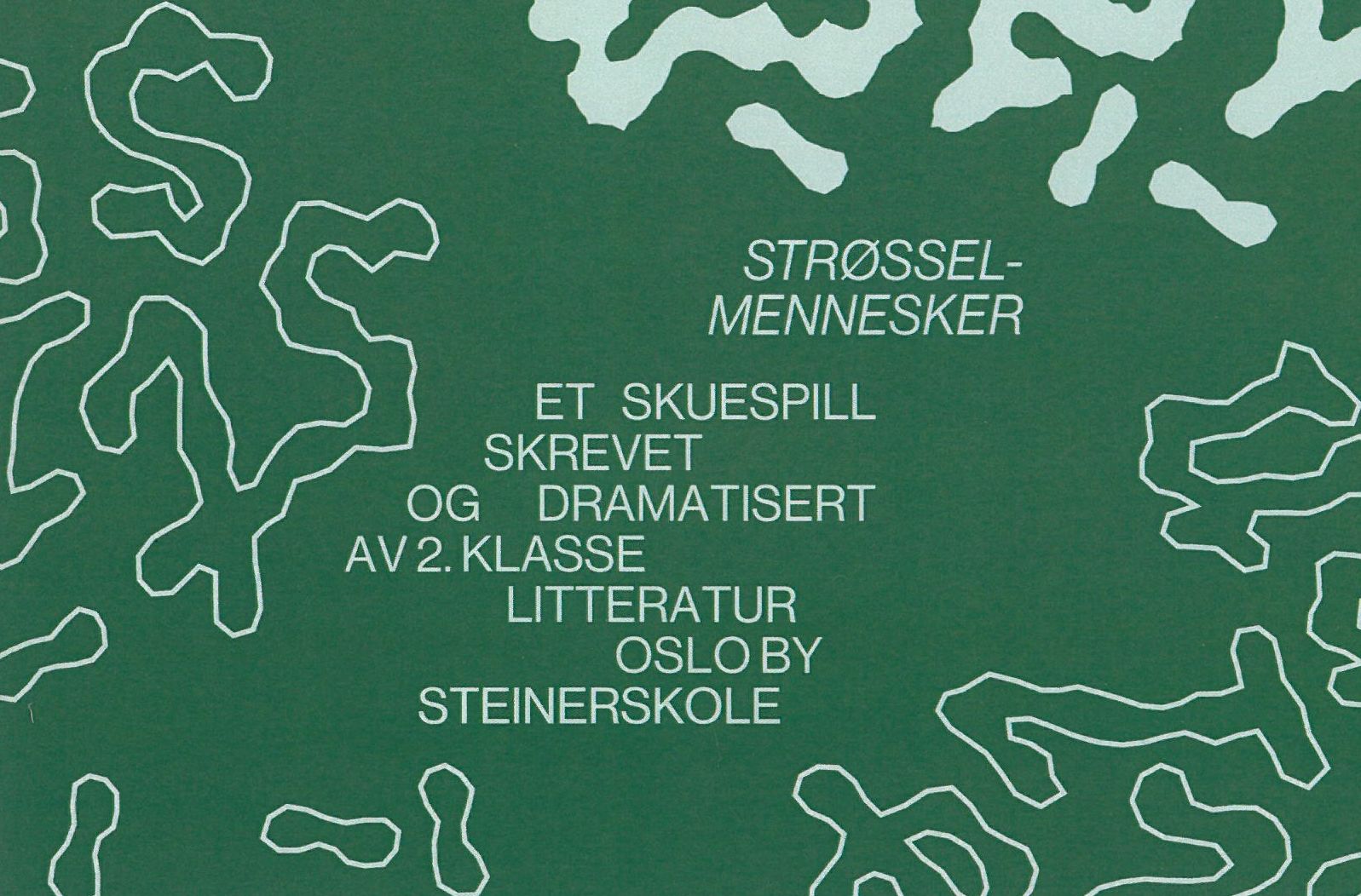 Teaterstykket Strøsselmennesker spilles på teaterfestivalen Oslo Ung
