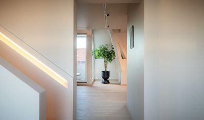 ledlys i trappa i moderne bolig