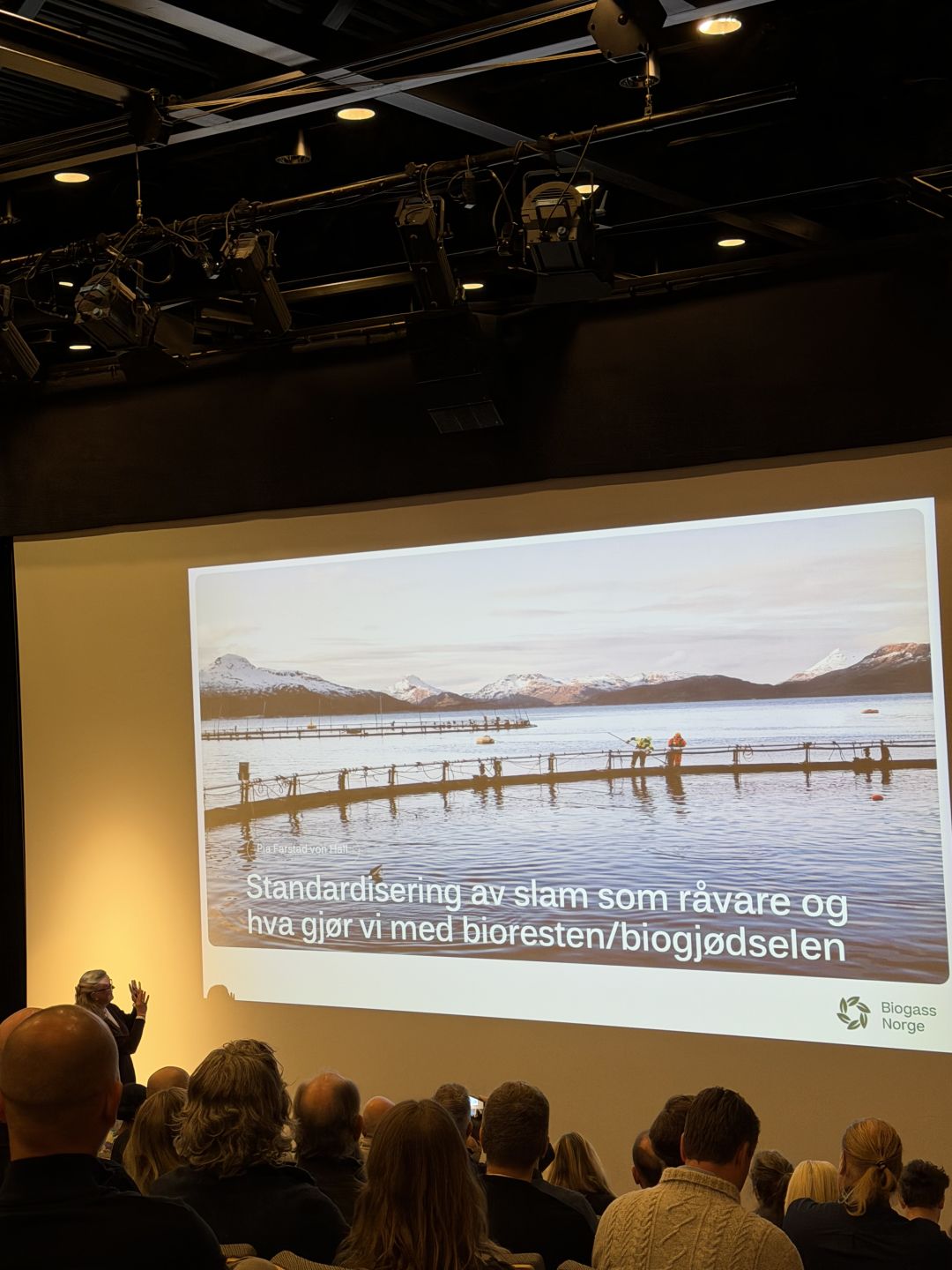 Presentation at aquaculture sludge handling conference