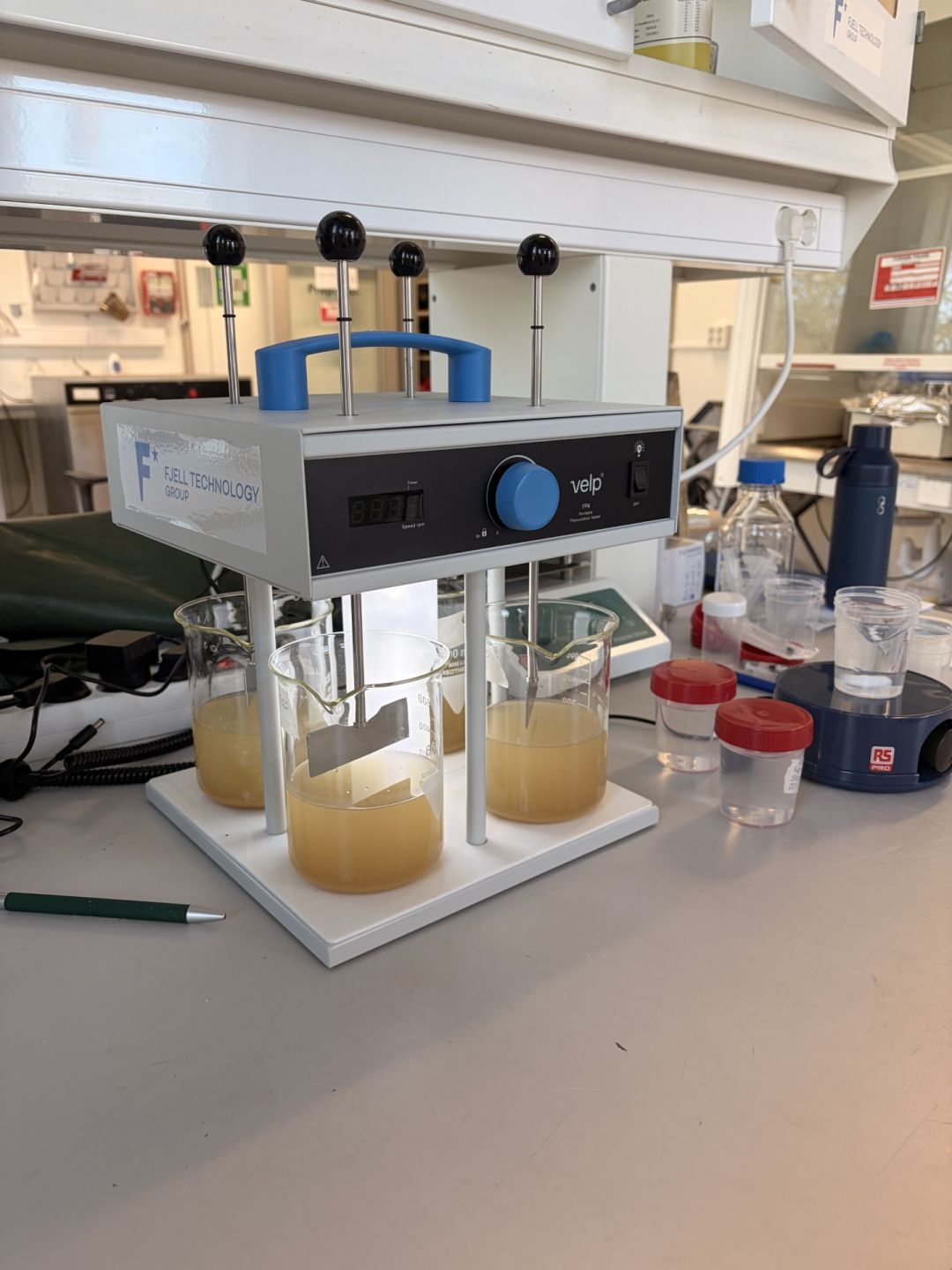 Wastewater sample from aquaculture fish farm