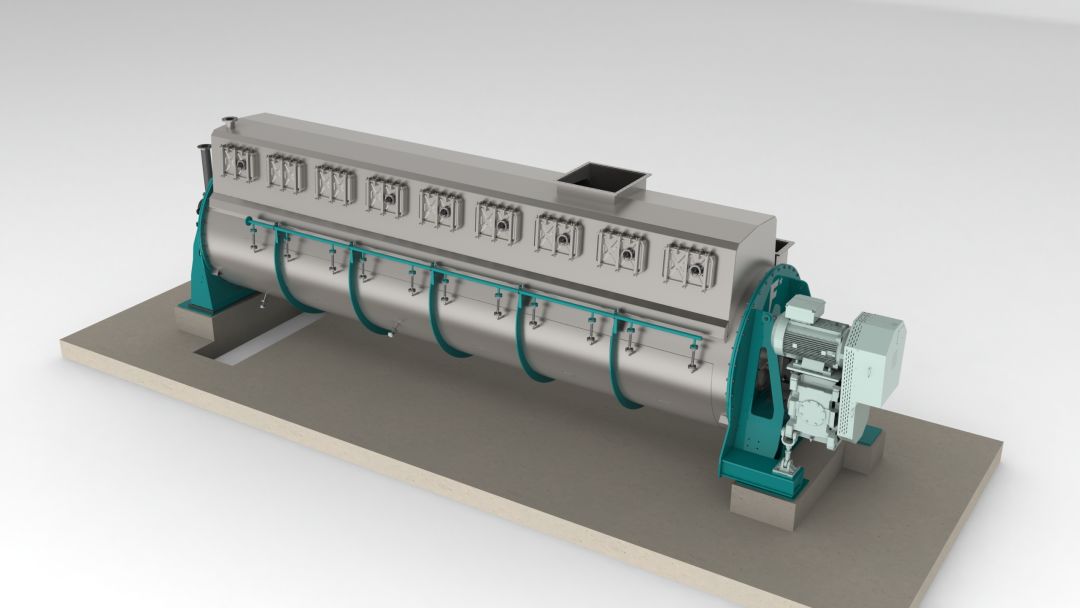 Fjell Turbo Disc Dryer - the ultimate choise for any wastewater treatment plant.