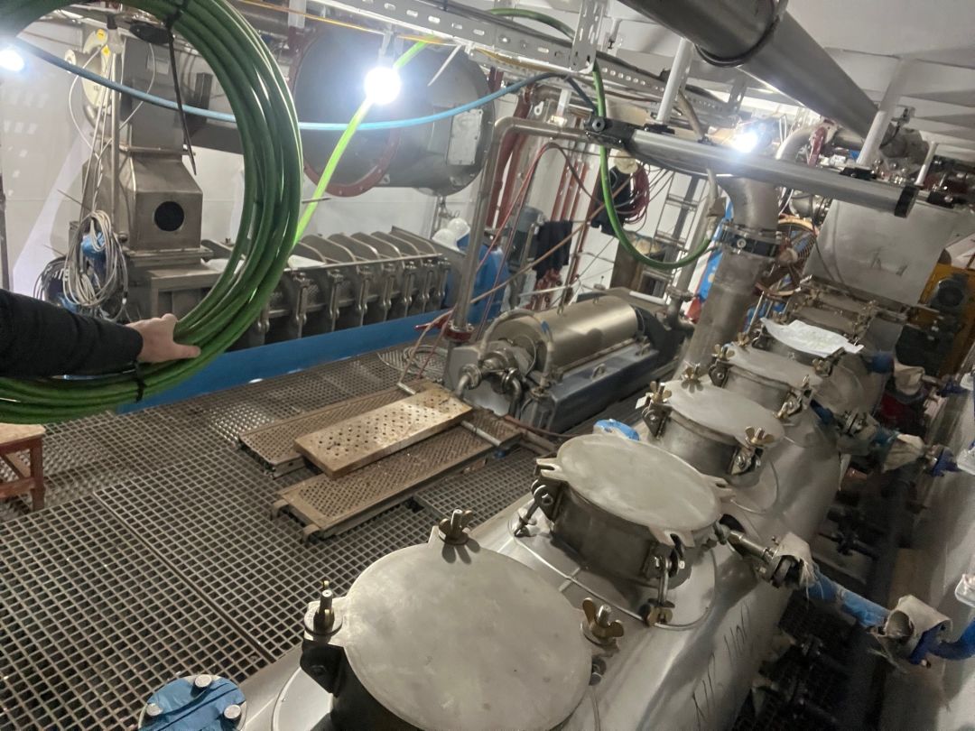 Fishmeal and fish oil plant under commisioning.