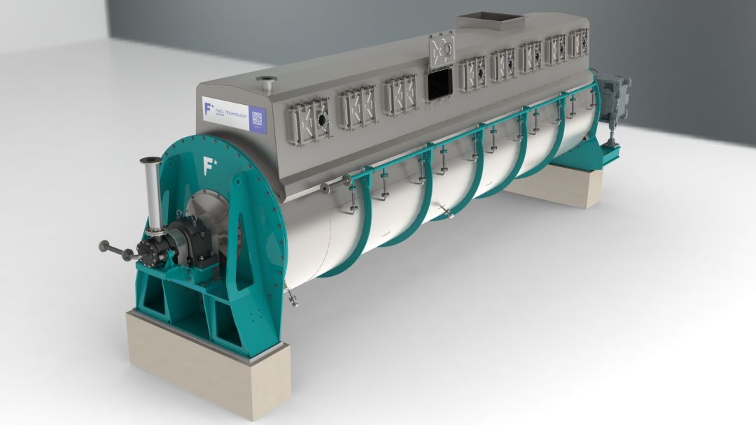 Fjell Turbo disc dryer. The ultimate dryer for your restraw material.