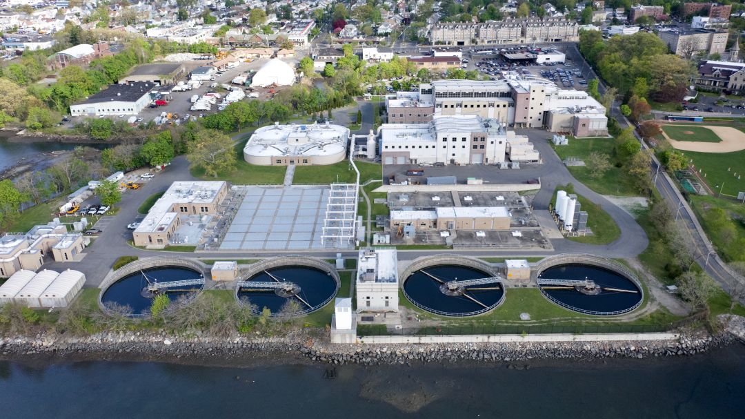 Municipal wastewater treatment plant