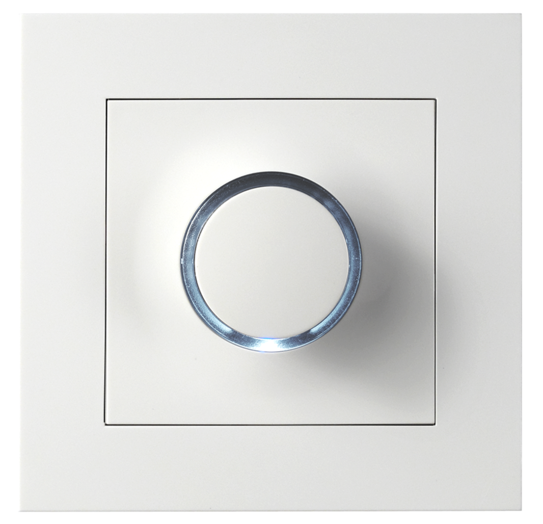 Dimmer hvit m/lysring