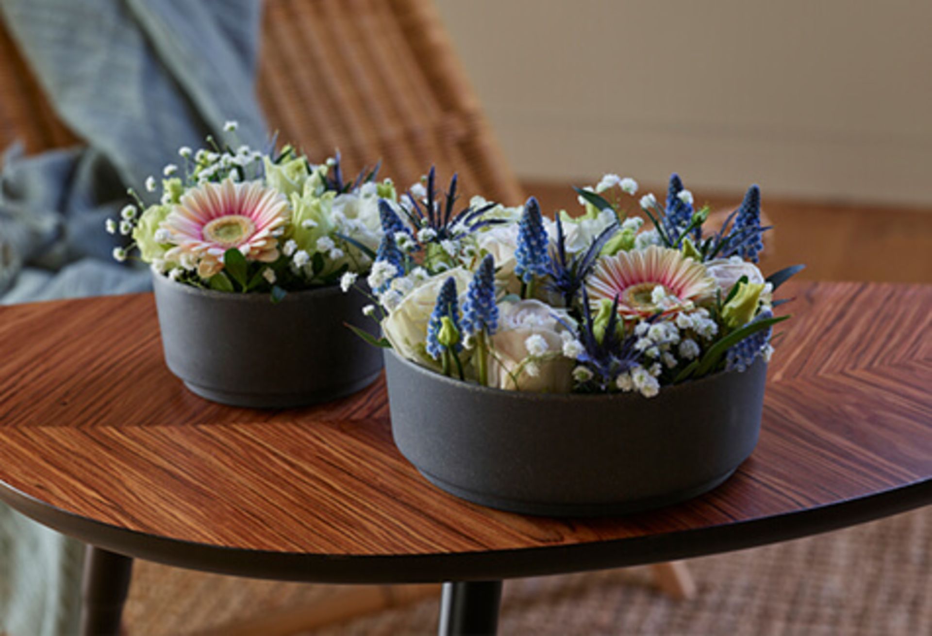 borddekorasjonen vinterlykke fra interflora