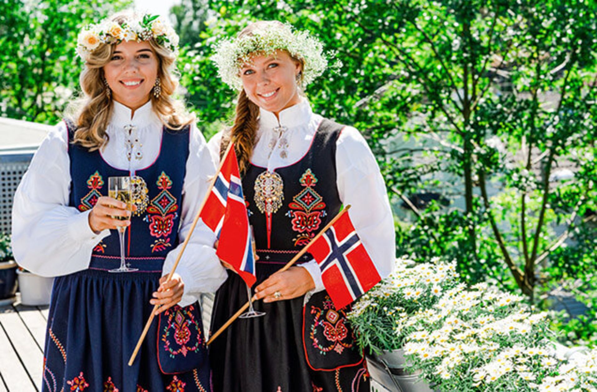 Hårkrans fra Interflora.