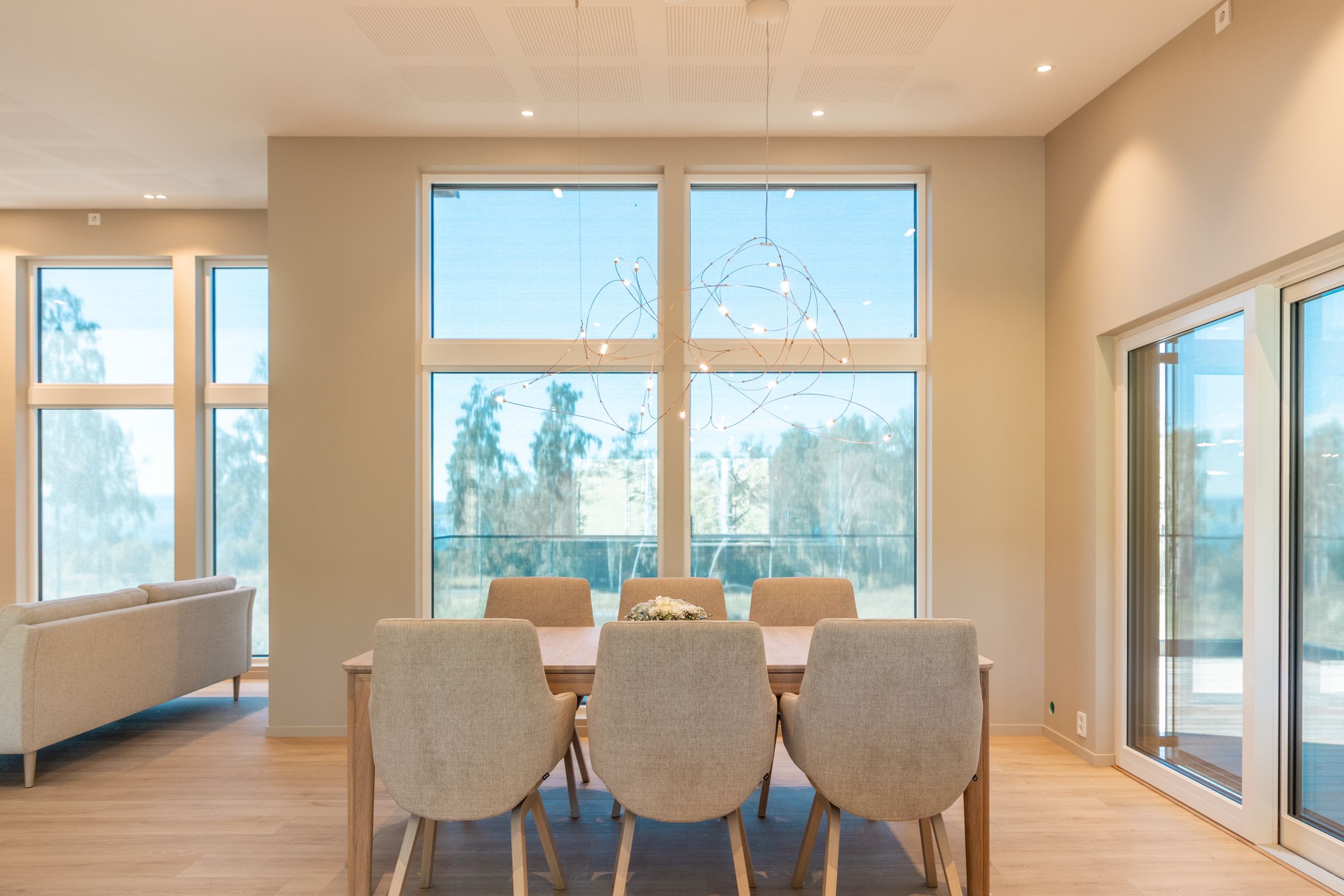 Led-lys i trappen