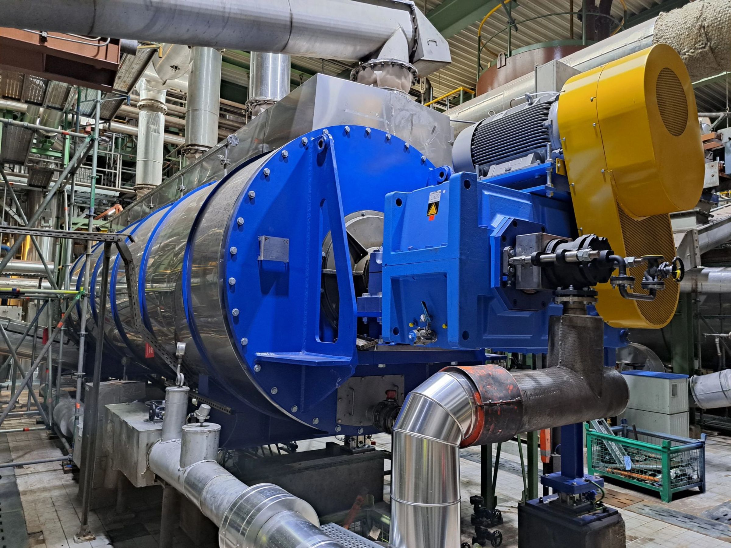 Dryer installed at site