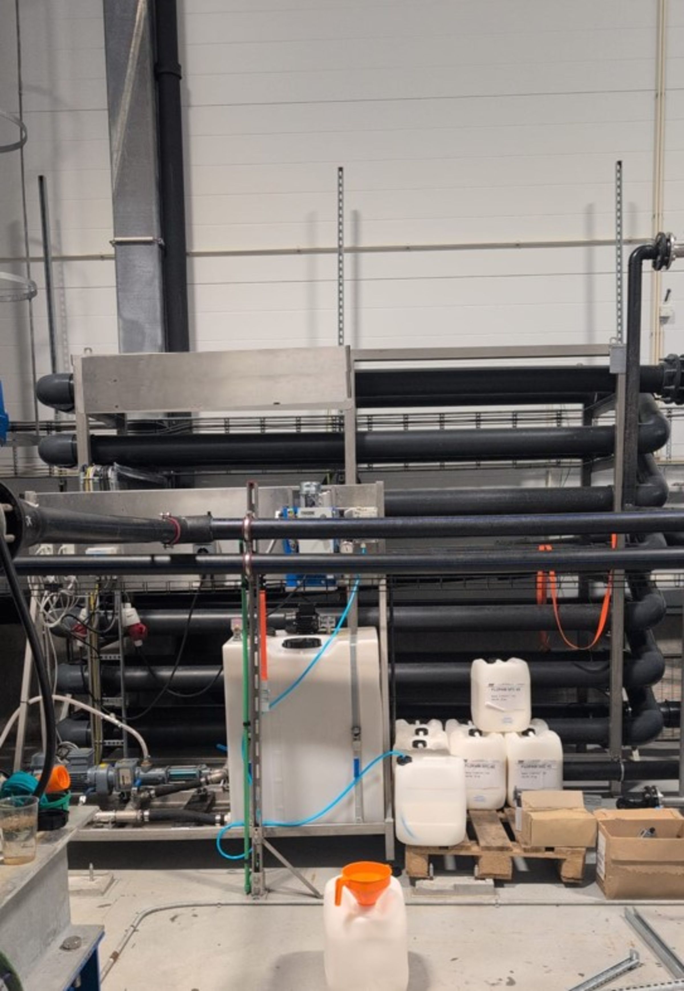 rørflokkulator i anlegg