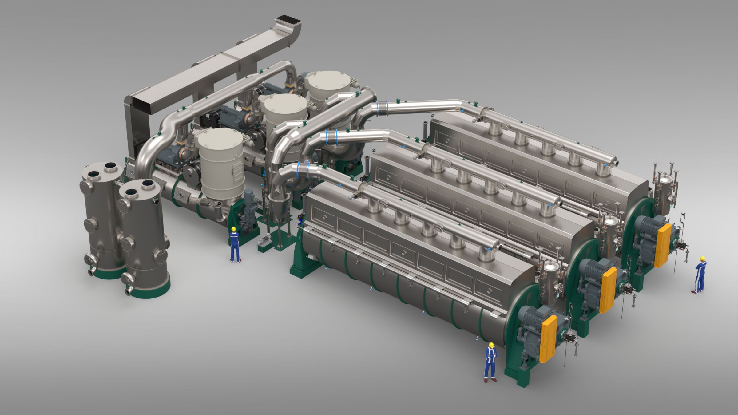 Drying and meal cooling solutions onboard trawler