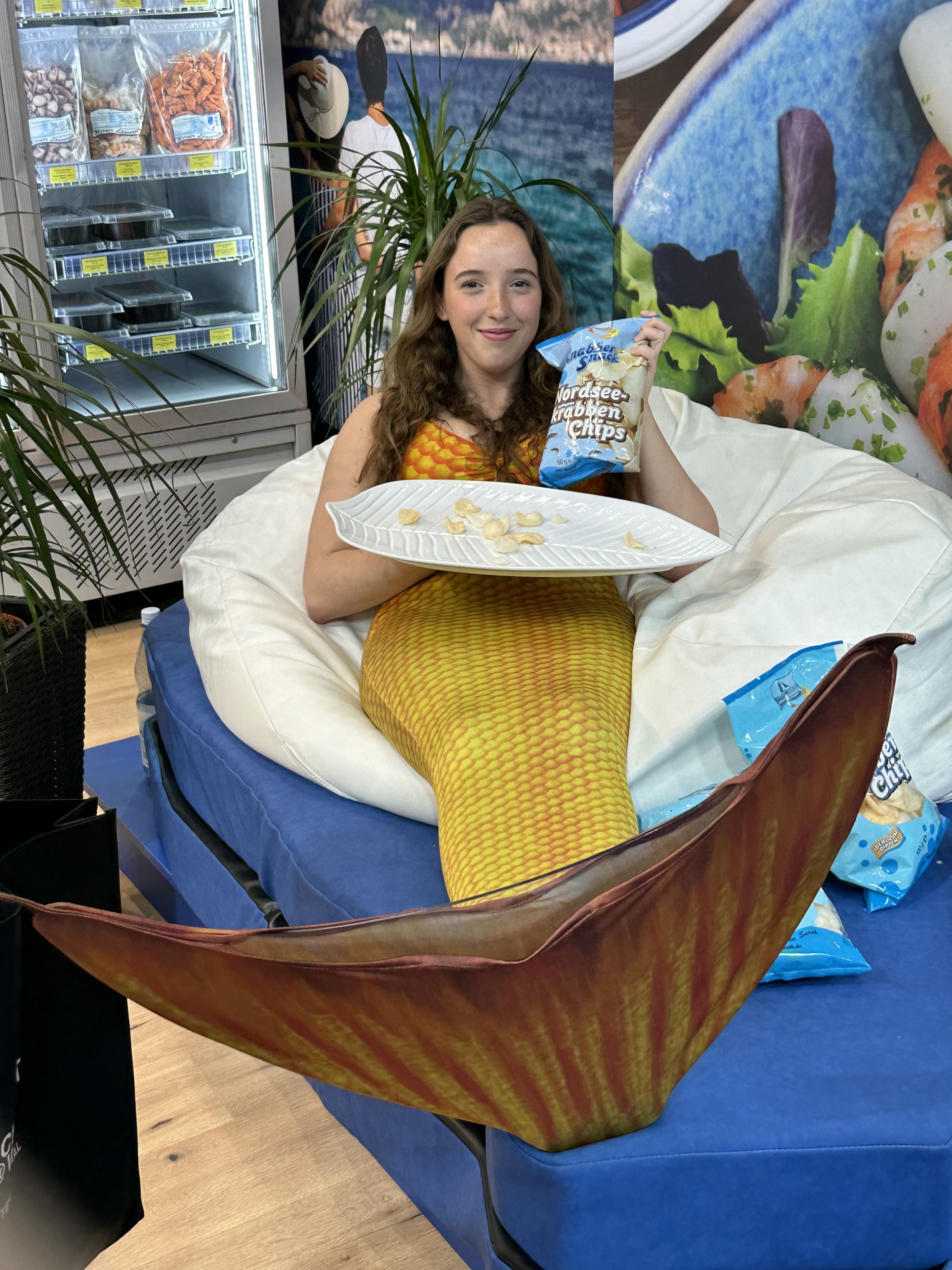 Mermaid at Seafood Expo Global in Bacelona 2023