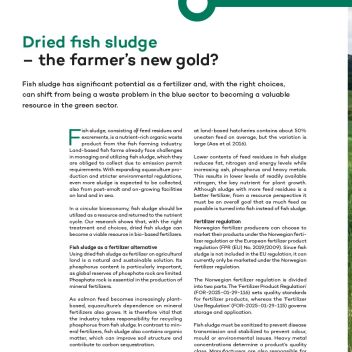 First Fjell Tech agenda - what are polymers for use in wastewater treatment