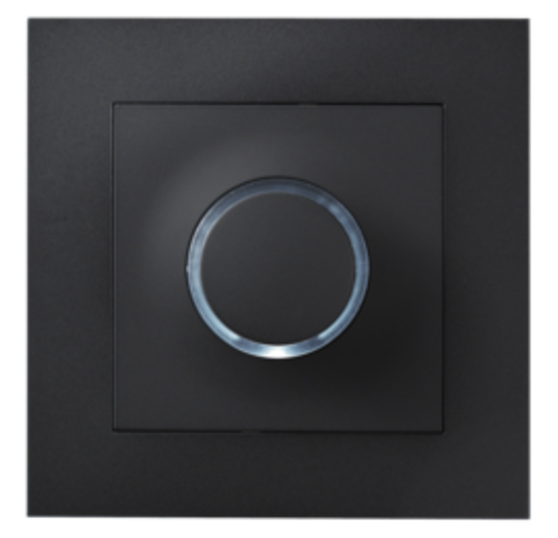 ESH Plus 316GLED dimmer i svart farge