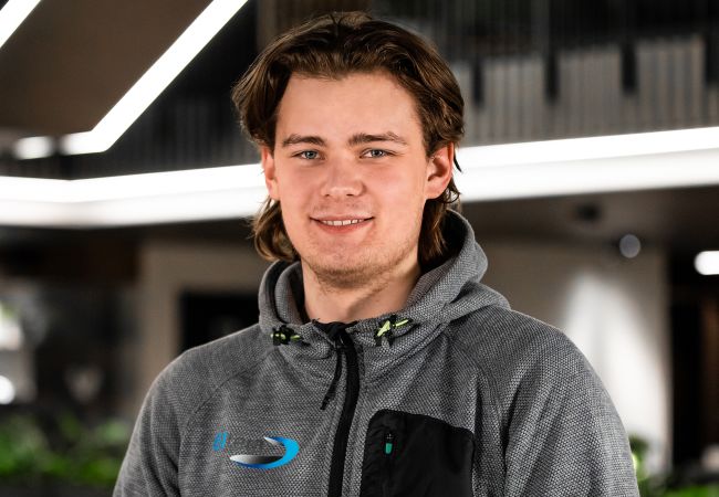Audun er elektrikerlærling i Eltera