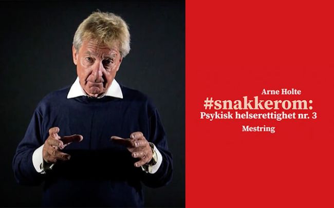 Arne Holte snakker om psykisk helserettighet nr. 3