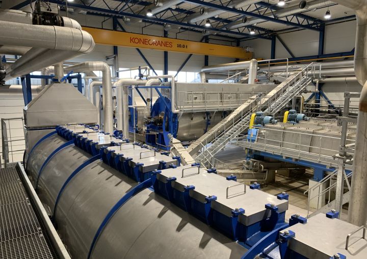 Fishmeal and fissh oil plant. Screw cookers and Turbo disc dryer from Fjell Technology Group.