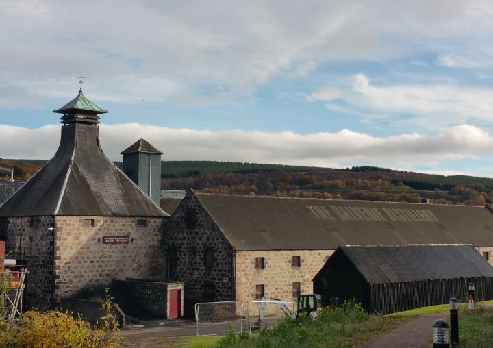 Whisky destillery in Scotland. Source of Brewer's spent grain.