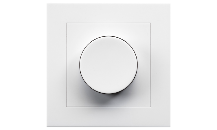Hvit dimmer 400w topol