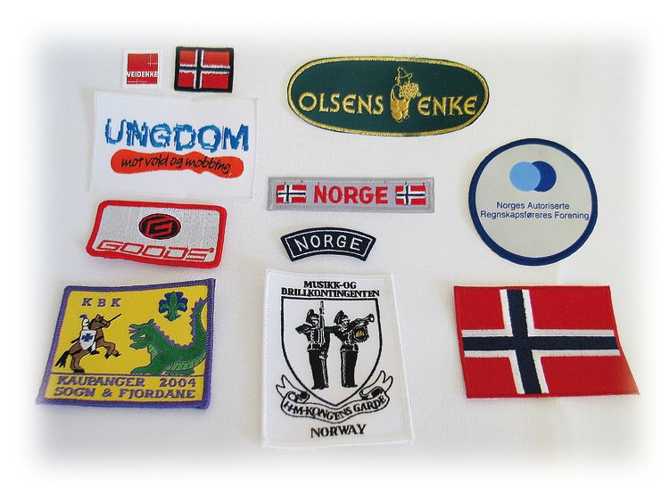 Broderte merker med eget design