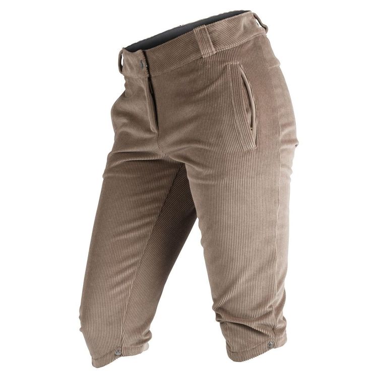Concord Knickerbocker slim dame fra Amundsen Sports i fargen desert. Produktbildet viser nikkersen sett forfra