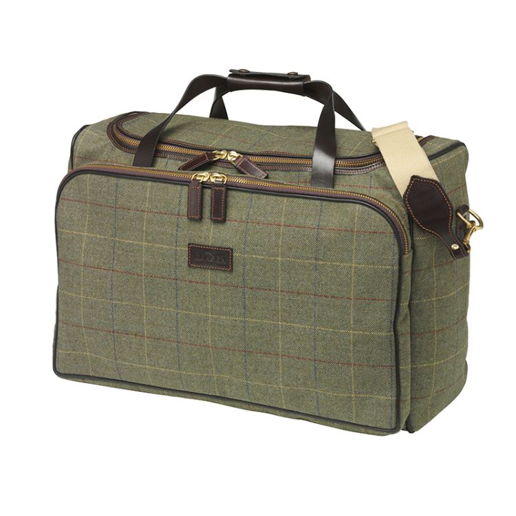 woodhay weekend bag fra Laksen i tweed